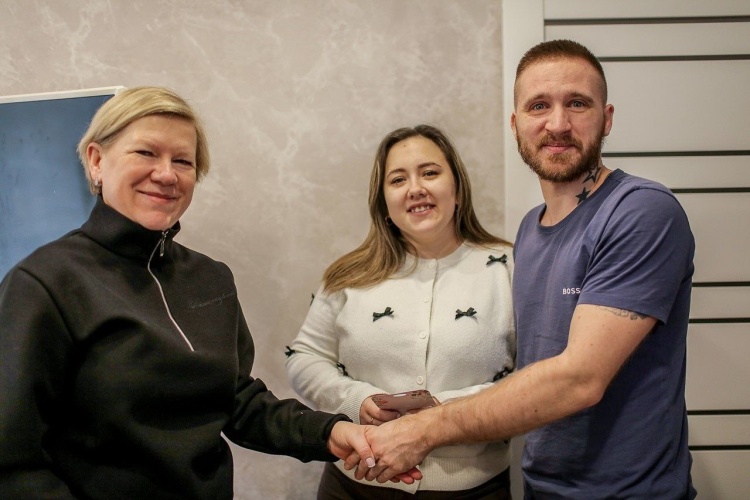 В Красногорске поздравили семью участника СВО с Новым годом