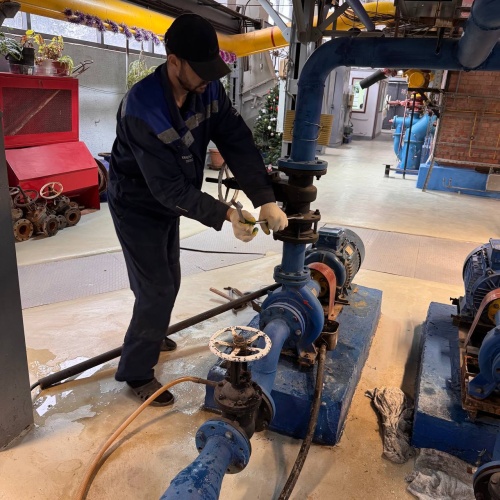 Проводятся работы по восстановлению горячего водоснабжения в с. Николо-Урюпино и п. Инженерный, д. 1-6