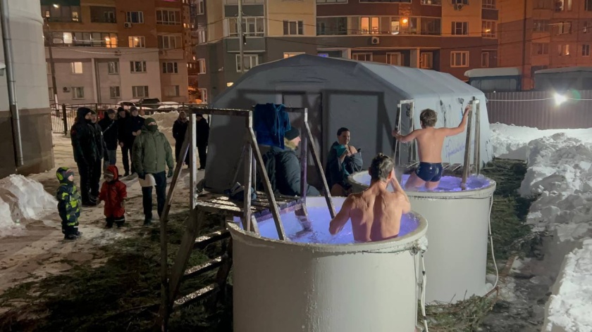 Фото: Купели на территории Храма Архангела Михаила в Путилково
