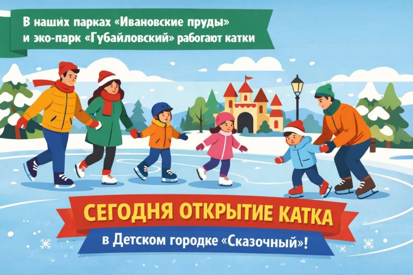 Зима в разгаре, самое время доставать коньки!