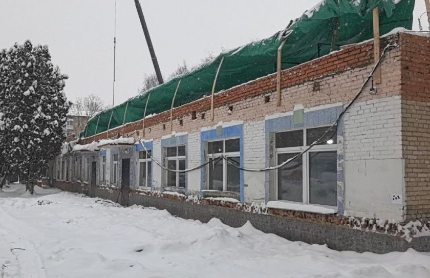 В Мечниково продолжается капитальный ремонт детского сада при Петрово-Дальневской школе