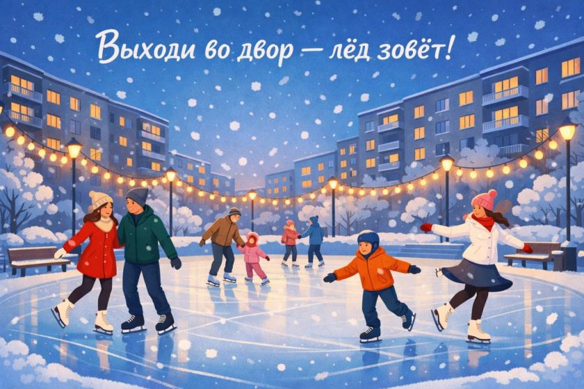 График проведения мероприятий на катках округа