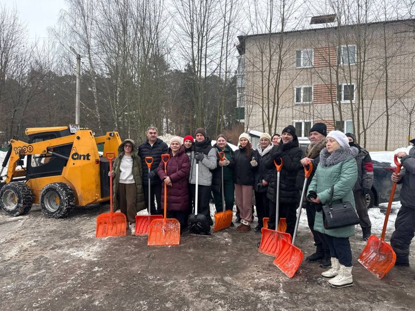 Территориальный отдел Ильинское также присоединился к субботникам