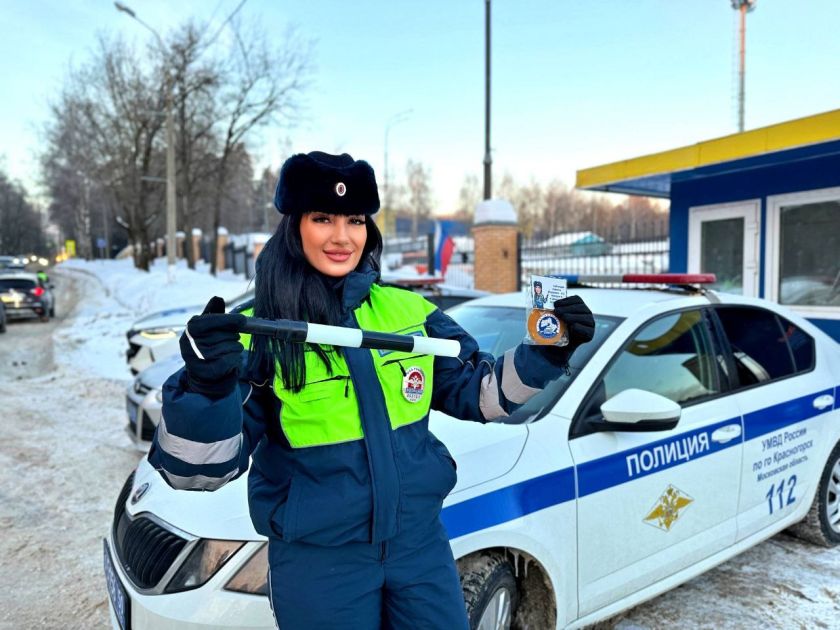 В честь Дня защитника Отечества на дороги Красногорска вышли специальные «Праздничные патрули»