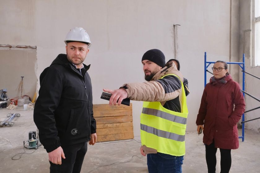 В Красногорске продолжается капитальный ремонт здания гимназии №2 на улице Кирова