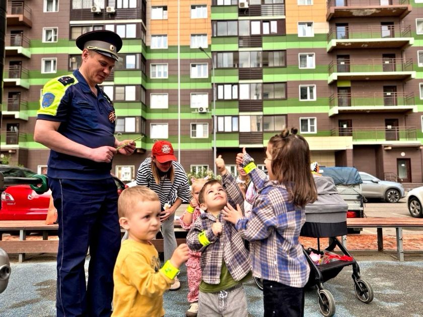 «Безопасный двор»: в Красногорске прошла акция по профилактике детского травматизма