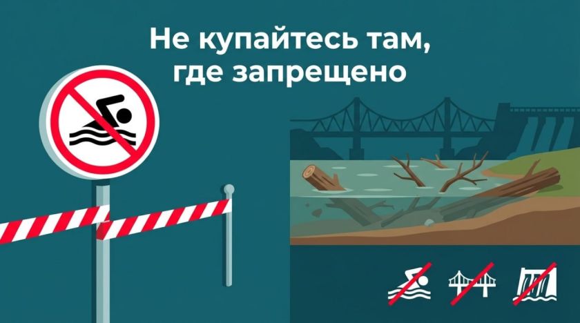 Пик жары - время быть особенно внимательными у воды!