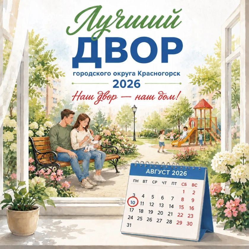 Конкурс «Лучший двор» - осталось 3 дня до окончания подачи заявок!  