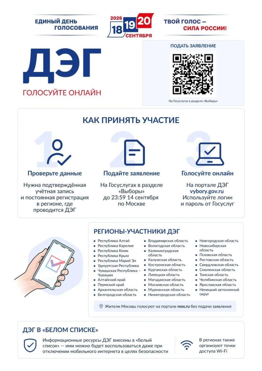 Красногорцы могут принять участие в тренировке системы дистанционного электронного голосования 