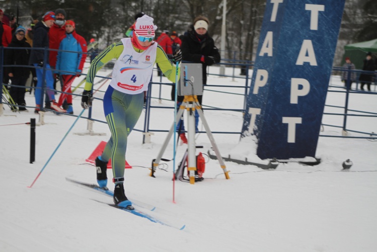 В округе прошли соревнования по лыжным гонкам среди детей