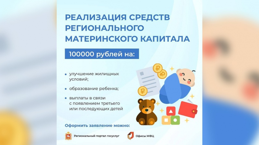 Красногорские семьи могут оформить ежегодную выплату из регионального маткапитала, не приходя в МФЦ