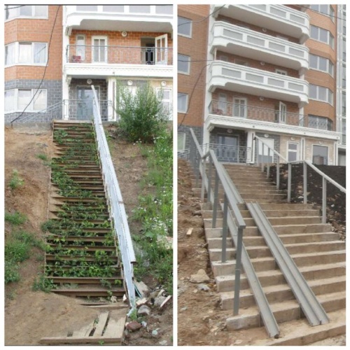 Госадмтехнадзор добился реконструкции опасной пешеходной лестницы в Красноармейске