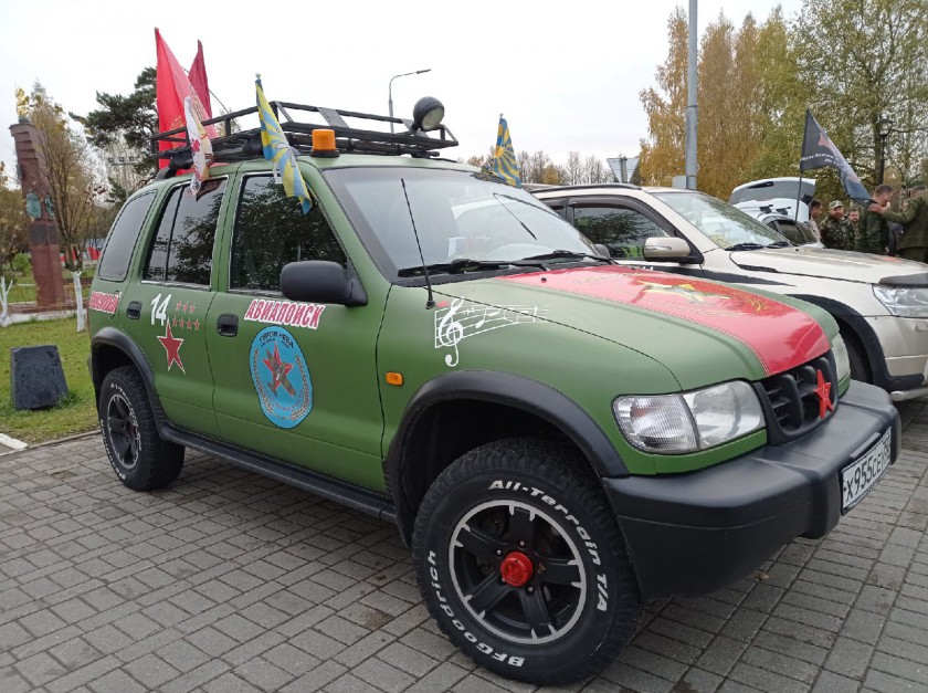 Красногорский поисковый отряд принял участие в автопробеге в поддержку ВС РФ