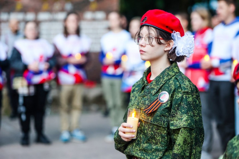 Тысячи свечей зажгли в Красногорске 22 июня