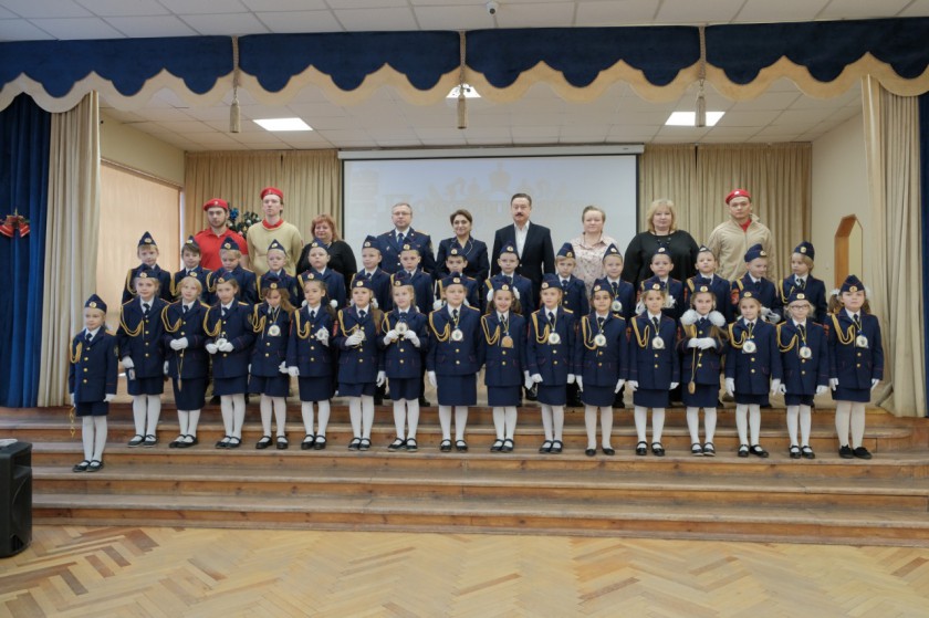 Первоклассников гимназии №2 посвятили в кадеты