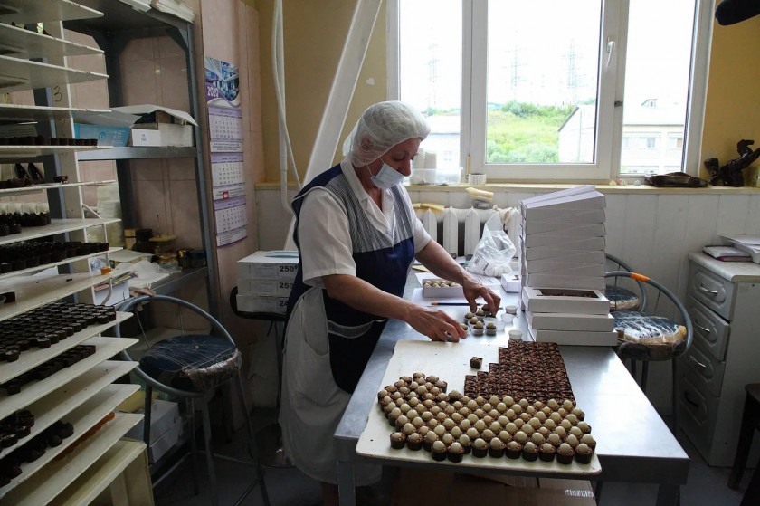 Глава Красногорска посетил шоколадную фабрику «Конфаэль»