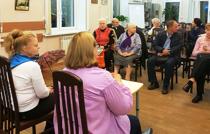 Встреча с пенсионерами в ТЦ социального обслуживания«ТУШИНО»