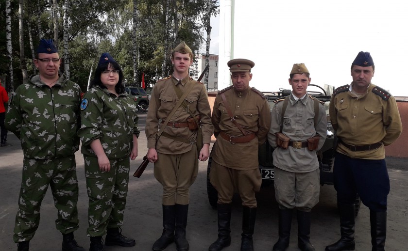 Красногорские школьники посетили Таманскую дивизию