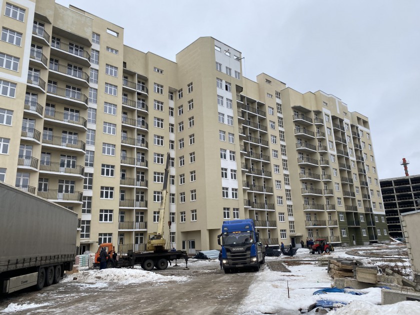 Тимур Магомедов оценил темпы строительства последнего корпуса в ЖК «Новорижский»
