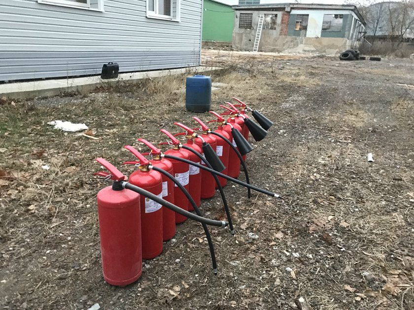 Обучения пожарно-техническому минимуму провели сотрудники Красногорского отделения ВДПО