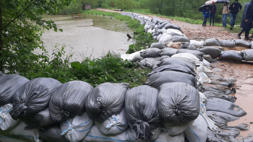 В Красногорске продолжается устранение последствий стихии