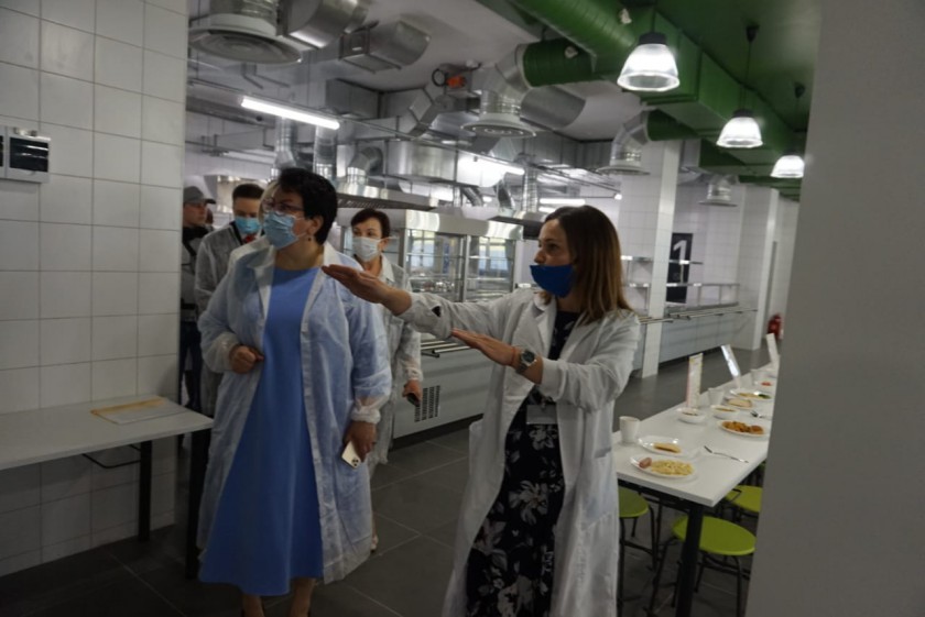 В новом образовательном центре Красногорска проверили готовность пищеблока