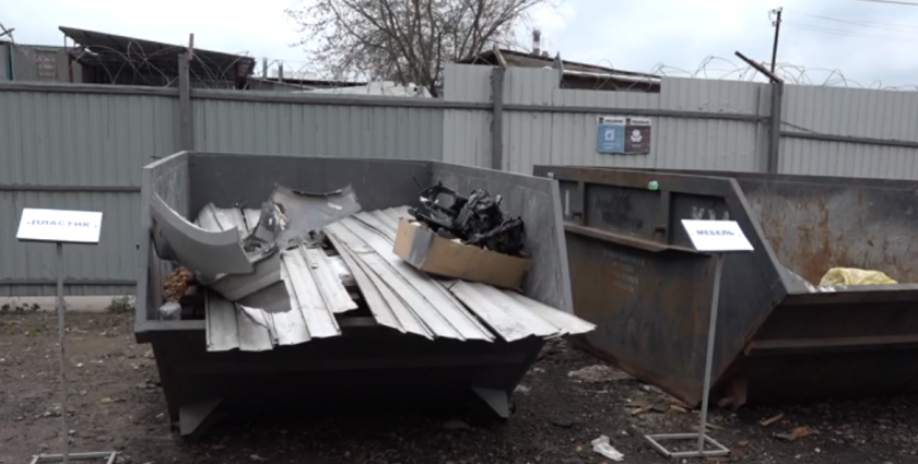 120 кубометров крупногабаритных отходов сдали красногорцы на площадке «Мегабак»