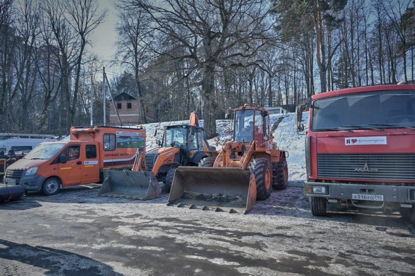 В Красногорске прошёл смотр готовности сил и средств к паводкоопасному периоду