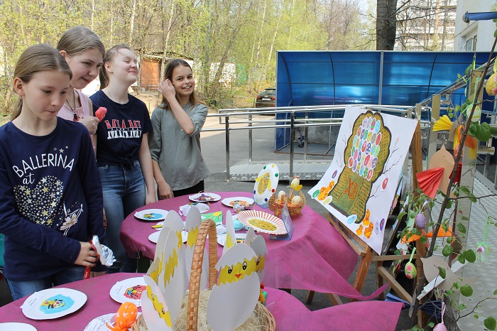 27 апреля в КЦ "Архангельское" состоялась презентация детских художественных работ "Пасхальная радость"