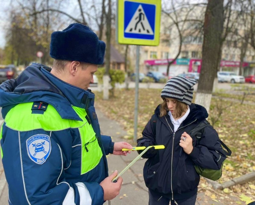 В Подмосковье автоинспекторы проконтролируют движение пешеходов.