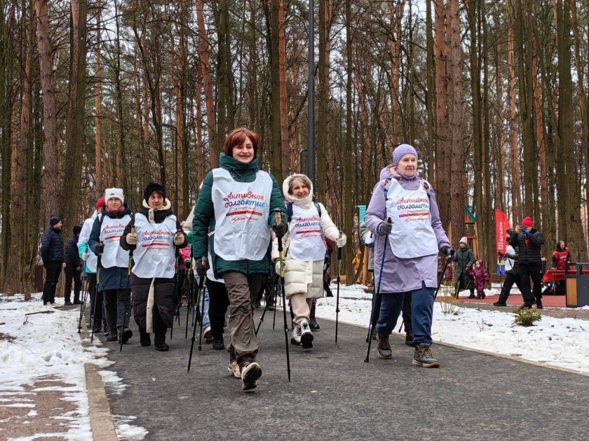 В Красногорске состоялся первый Чемпионат по северной ходьбе