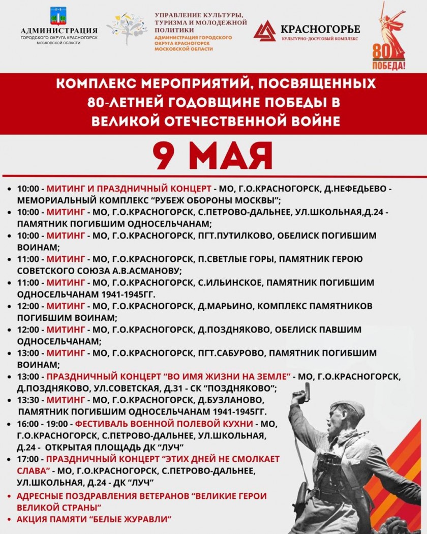 День Победы в Красногорске: Память, Единство, Победа