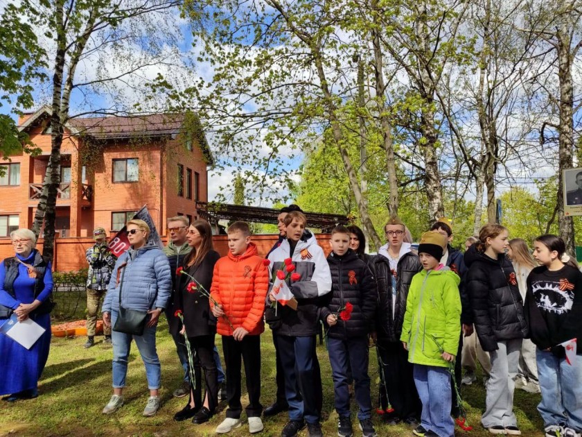 Торжественный митинг прошел в деревне Захарково