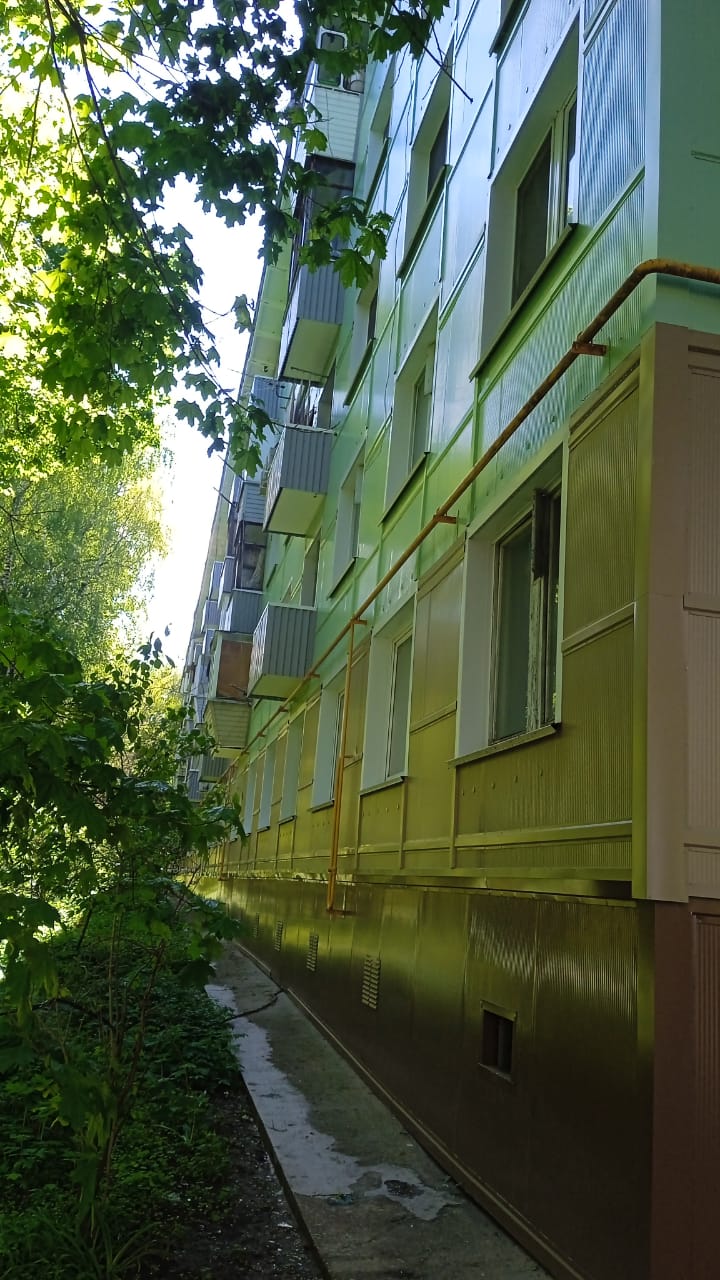  В доме №29 в Архангельском отремонтировали и утеплили фасад