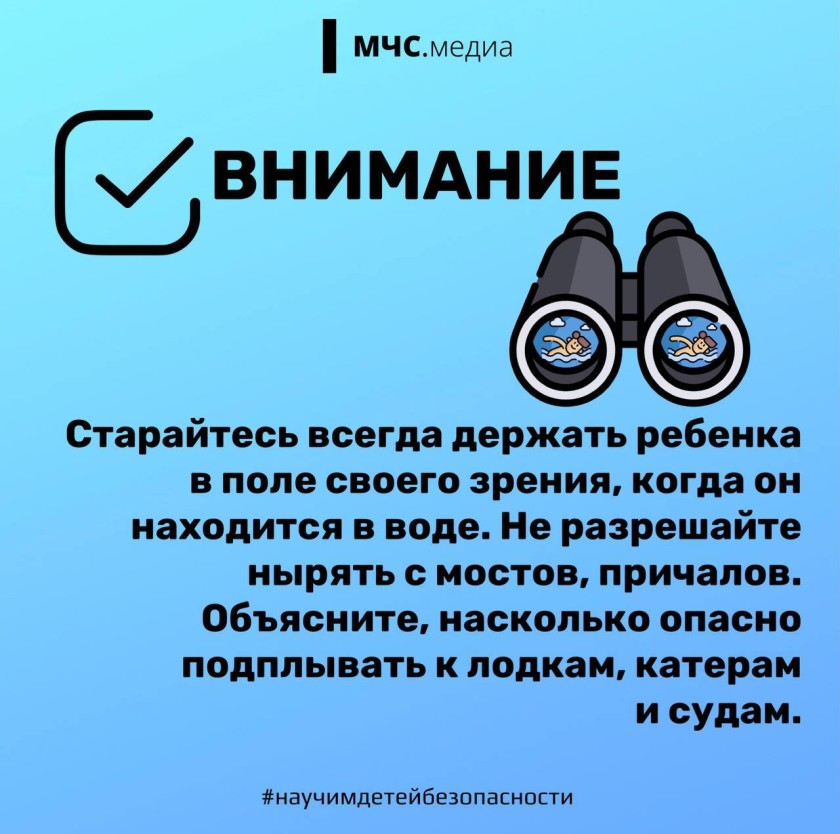 Чек-лист для родителей: безопасность на воде