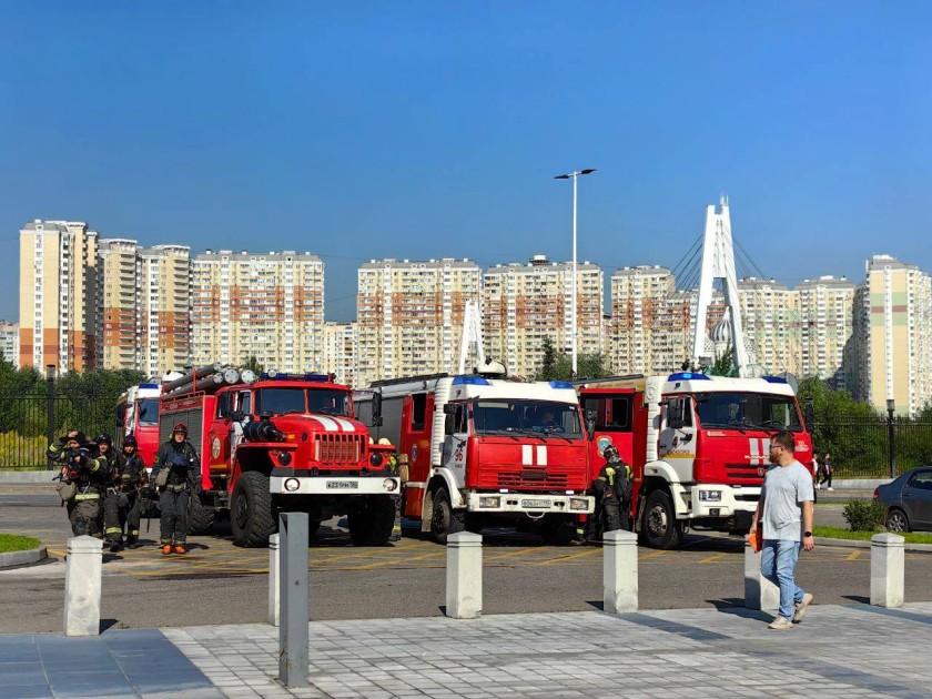 В Красногорске прошли масштабные пожарно-тактические учения