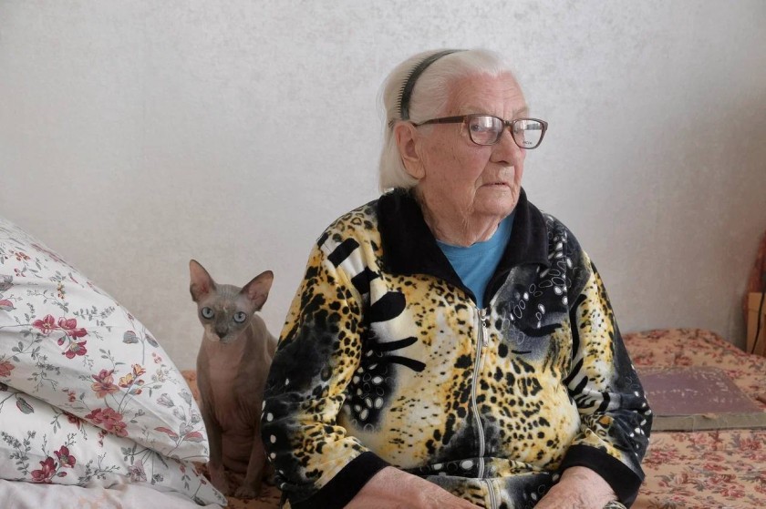 В Красногорске поздравили труженицу тыла Нину Щукину с 95-летием