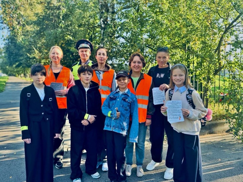 Родительский патруль на страже безопасности юных участников дорожного движения