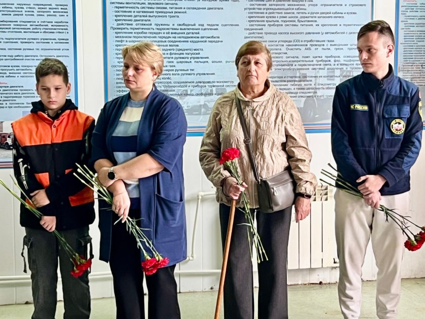 В память о Герое: подвиг Павла Бурцева увековечен в стенах его родной пожарно-спасательной части