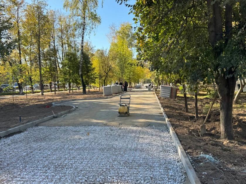 Городской парк в Красногорске готовится к открытию