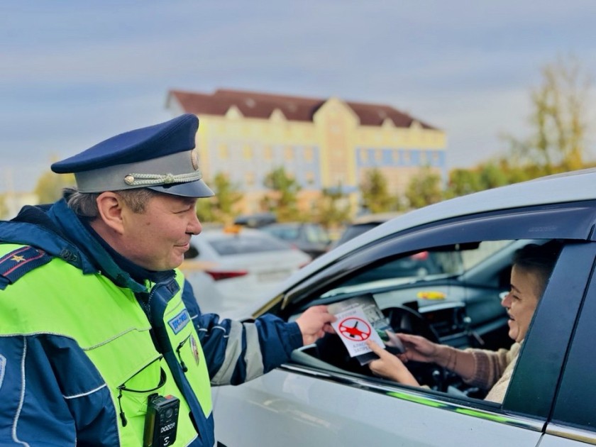 В Подмосковном Красногорске водителям напомнили, что «алкоголь искажает реальность»!