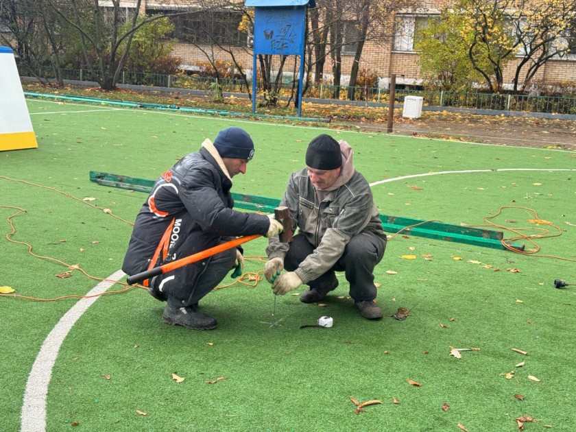 В Красногорске капитально отремонтируют спортивную площадку у дома №31 на ул. Ленина