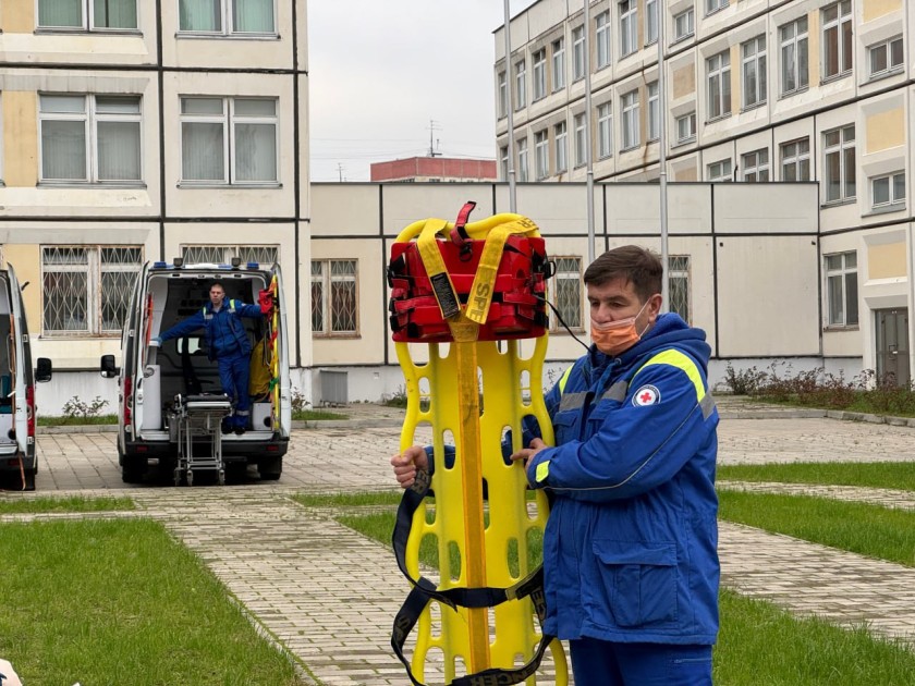 В школе №15 прошли учения, направленные на отработку взаимодействия между ведомственными службами