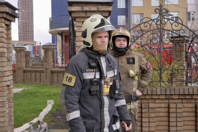 В Красногорске прошли пожарно-тактические учения в высотном здании
