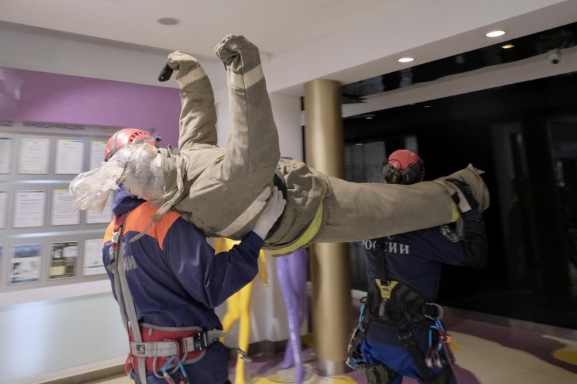 В Красногорске прошли пожарно-тактические учения в высотном здании