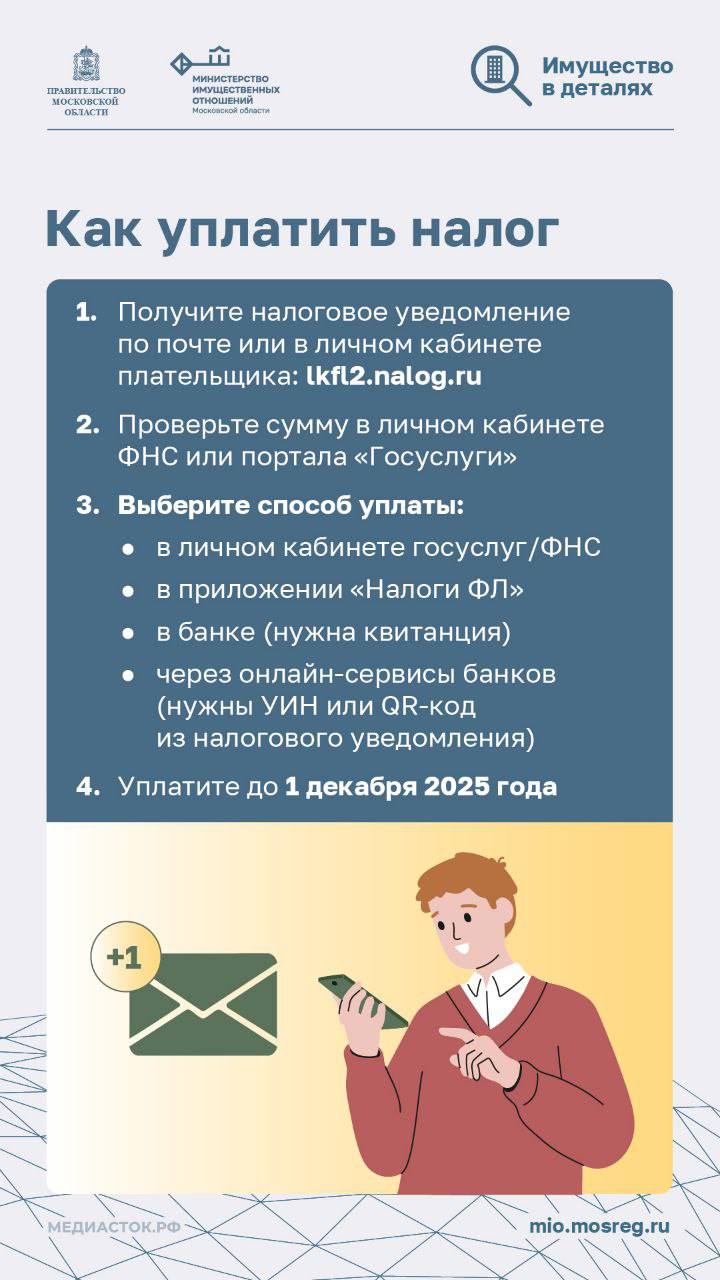 До 1 декабря каждый год граждане обязаны уплатить три вида налогов: налог на имущество, земельный налог и транспортный налог