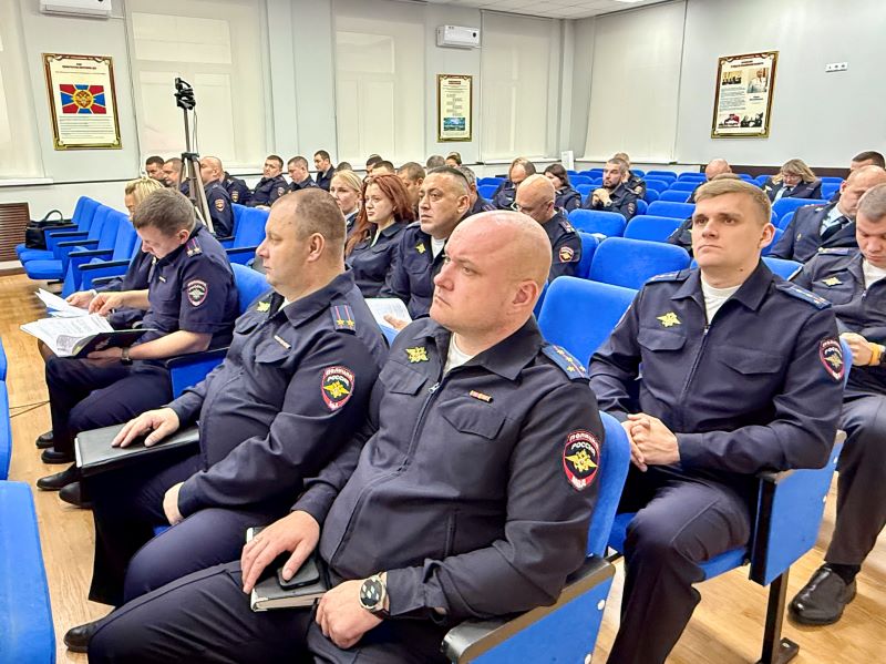 В УМВД России по г.о. Красногорск подвели итоги оперативно-служебной деятельности за 9 месяцев 2025 года