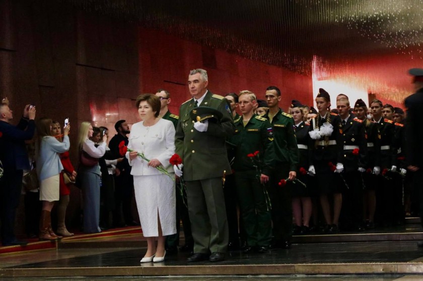 Посвящение кадетов Нахабинского Лицея №1 в Музее Победы