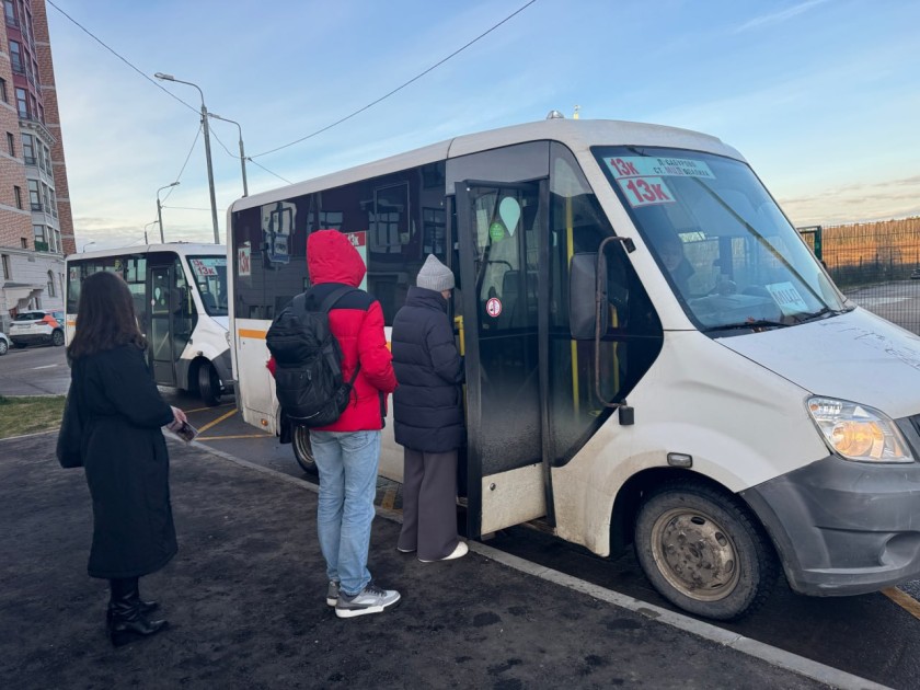 В Сабурово провели мониторинг работы автобуса № 13К