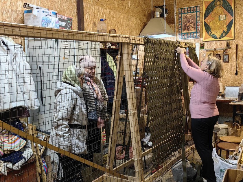 В Нахабино состоялась служба, на которую были приглашены родственники и вдовы участников СВО